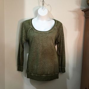 Olive Green Maurices Pull Over Light Sweatshirt